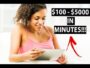 Make $100 – $5000 in JUST MINUTES! (Easy Way to Make Money Online)