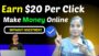 😍Make $20 Per Click | Make Money Online | Online Earning | click karke paise kamay | #money #cash