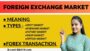 What is forex market | Types of foreign exchange market | spot market | forward market|future market