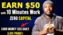 Earn $50 Daily From Just 10 Minute Work Daily (How To Make Money Online in Nigeria 2024)