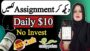 Make Money $10 Daily By Handwritten Assignments & Notes  As a Students | Online Earning