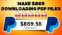 MAKE $869 DAILY Downloading FREE PDFs! | Make Money Online 2024