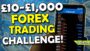 Turning £10-£1,000 FOREX CHALLENGE Ep.3| CRAZY GAINS!