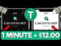 1 Minute = $12.00 USDT 🤑 PROOF (make money online) Live withdrawal
