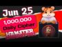 🐹Jun 25 1,000,000 daily cipher || hamster kombat || make money online