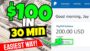 Make $100 Every 30 Minutes for FREE (Make Money Online 2024)
