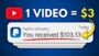 Get Paid $3.00 PER YOUTUBE VIDEO Watched – Make Money Online